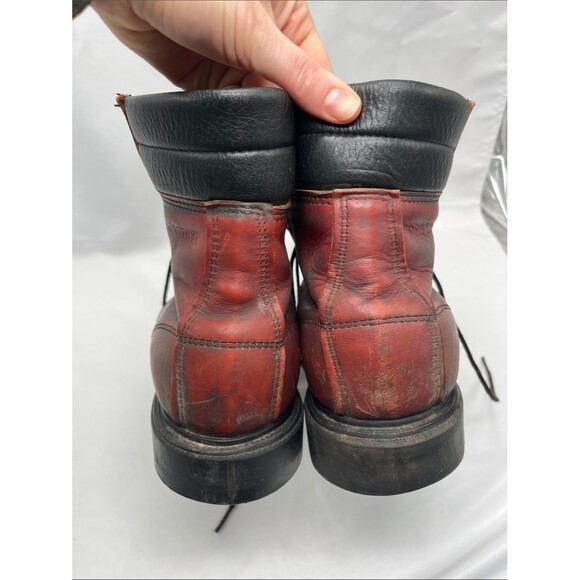 Vintage Red Wing Moc Toe Supersole Work Boots Leather main image 7
